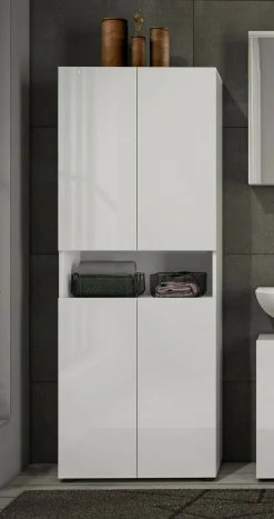 Armadio multiuso grande Degharevb, 68x34h180 cm,<Dmora Discount