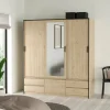 Armadio multiuso grande Ljalkova, 60x181 h200 cm,<Dmora Shop