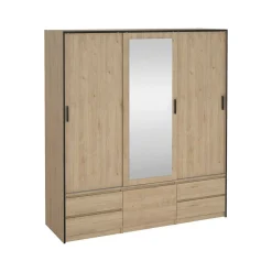 Armadio multiuso grande Ljalkova, 60x181 h200 cm,<Dmora Shop