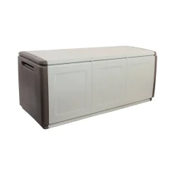Baule Achse, 138x53h57 cm, Beige e Marrone<Dmora Clearance