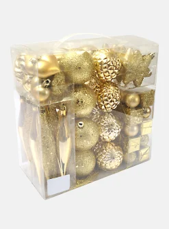 Box 80 pezzi decorazioni natalizie, colore<Dmora Hot