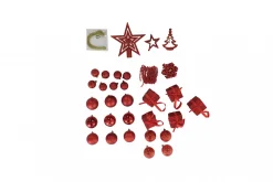 Box 50 pezzi decorazioni natalizie, colore<Dmora Clearance