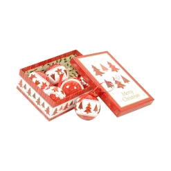Box 6 sfere natalizie, bianco e<Dmora Shop