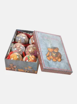 Box 6 sfere natalizie, multicolor<Dmora New