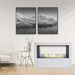 Camino a bioetanolo Aicurzio, 30x100 h70 cm,<Dmora Flash Sale