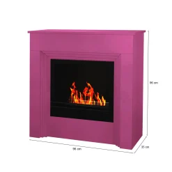 Camino a bioetanolo Kinsasa, 96x35 h96 cm,<Dmora Cheap
