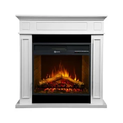 Camino elettrico Airola, 90x28 h91 cm,<Dmora Fashion