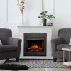 Camino elettrico Angrogna, 107x24 h95 cm,<Dmora Hot