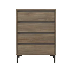Cassettiera Adolphe, 72x45 h98 cm, Marrone e Antracite<Dmora Fashion