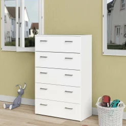 Cassettiera Aikol, 74x36 h114 cm,<Dmora New