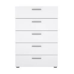 Cassettiera Alf, 70x40 h102 cm, Quercia e Bianco<Dmora Best