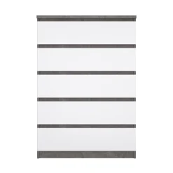 Cassettiera Ansel, 50x77 h111 cm, Cemento e Bianco<Dmora Cheap