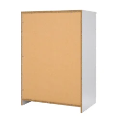 Cassettiera Ansel, 77x50 h111 cm, Bianco<Dmora New