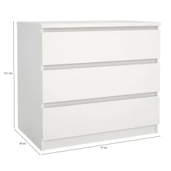 Cassettiera Artic, 50x77 h70 cm,<Dmora Cheap