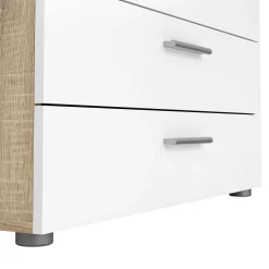 Cassettiera Arwen, 70x40 h76 cm, Quercia e Bianco<Dmora Sale