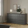 Cassettiera Asiagela, 183x49 h87 cm,<Dmora Sale