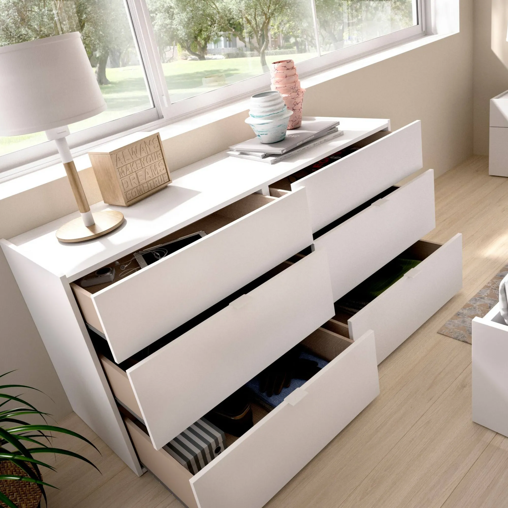 Cassettiera Avana, 120x39h62 cm,<Dmora Flash Sale