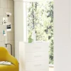 Cassettiera Avim, 50x41h87 cm, Bianco e Cemento<Dmora Shop
