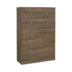 Cassettiera Contessa, 30x72 h108 cm, Rovere<Dmora Best Sale