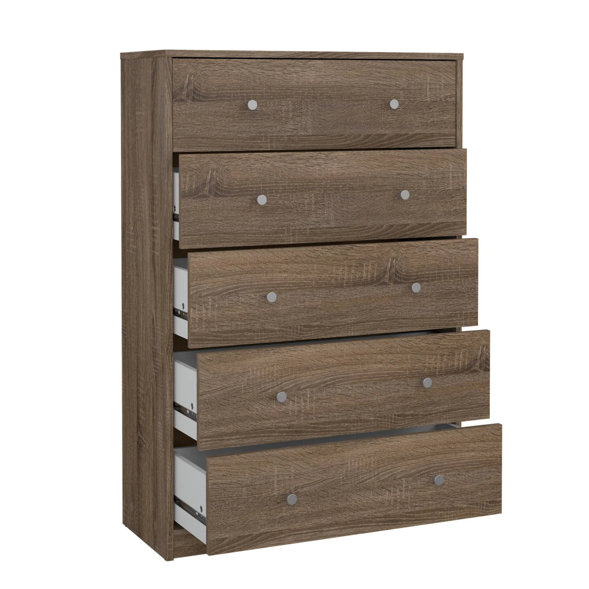 Cassettiera Contessa, 30x72 h108 cm, Rovere<Dmora Best Sale