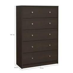 Cassettiera Dripar, 72x30 h108 cm,<Dmora Fashion