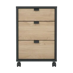 Cassettiera Drispol, 48x41 h61 cm, Rovere e Grigio<Dmora Cheap