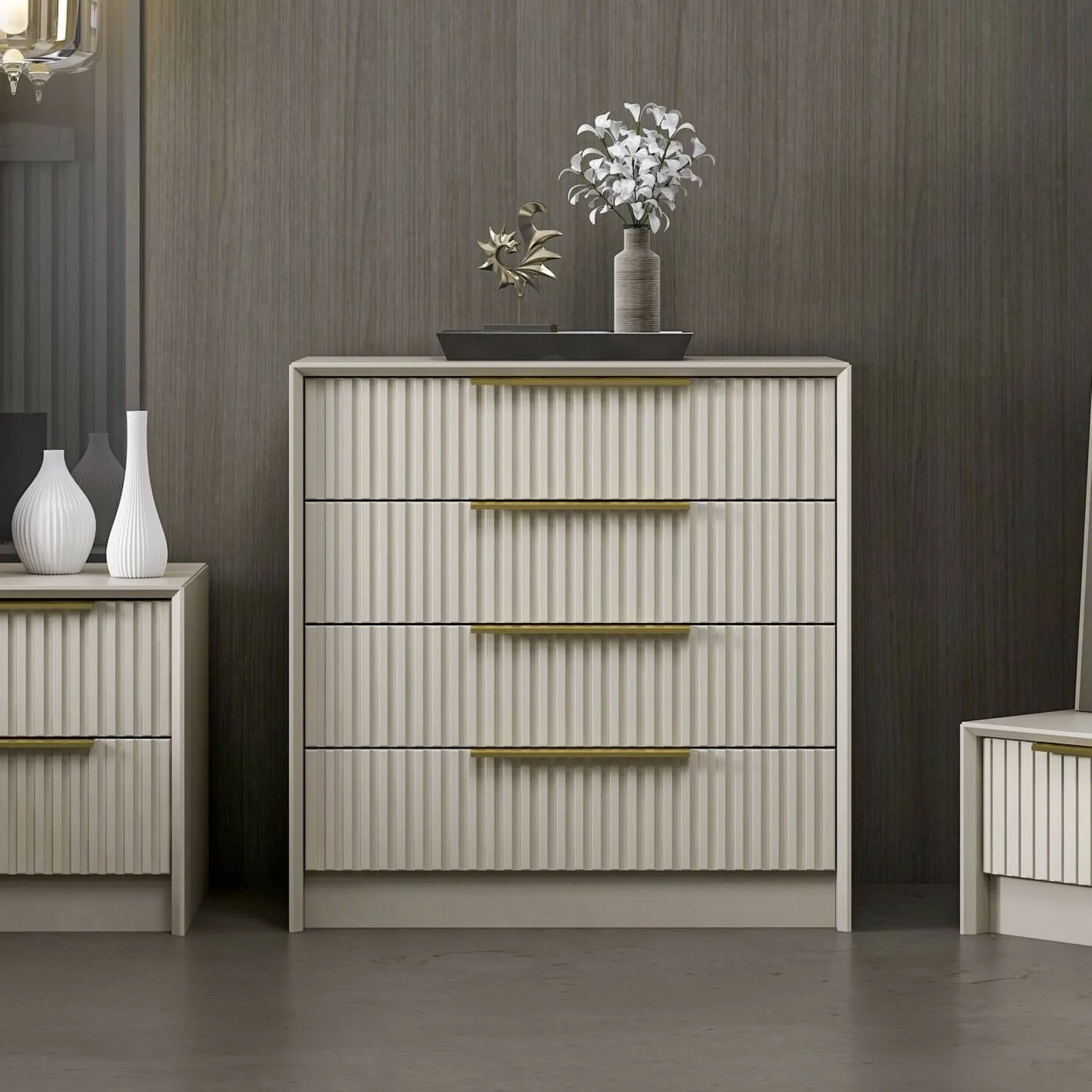 Cassettiera Fanoos, 72x45 h77 cm,<Dmora Best