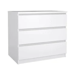 Cassettiera Kajiki, 50x77 h68 cm, Bianco<Dmora Hot