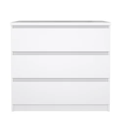 Cassettiera Kajiki, 50x77 h68 cm, Bianco<Dmora Hot