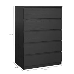 Cassettiera Lucy, 77x50 h111 cm,<Dmora Shop