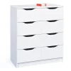 Cassettiera Mainz, Settimino multiuso, Comò camera da letto, Mobile con cassetti, 91x80 h40 cm,<Dmora Shop