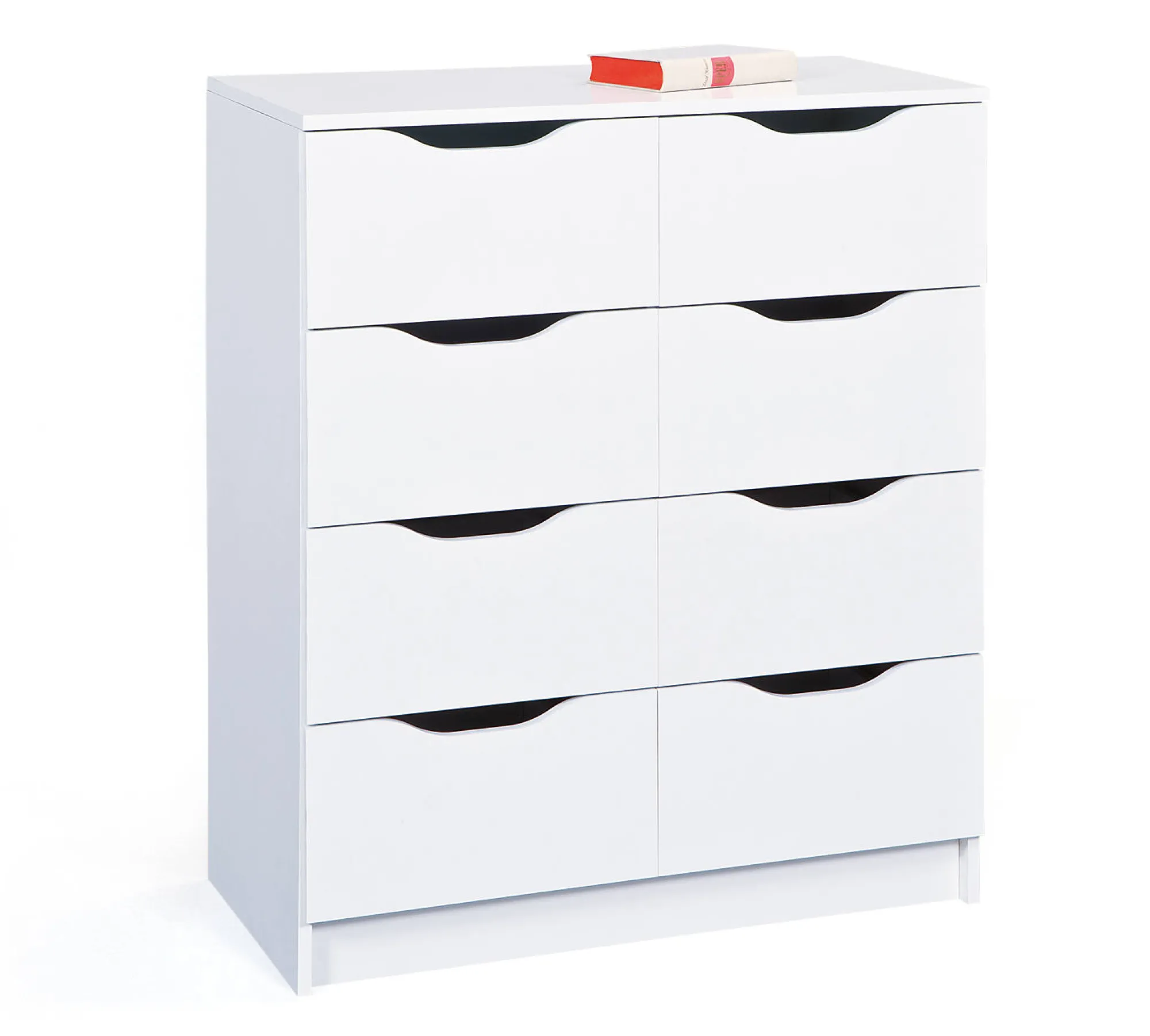 Cassettiera Mainz, Settimino multiuso, Comò camera da letto, Mobile con cassetti, 91x80 h40 cm,<Dmora Hot