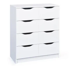 Cassettiera Mainz, Settimino multiuso, Comò camera da letto, Mobile con cassetti, 91x80 h40 cm,<Dmora Hot