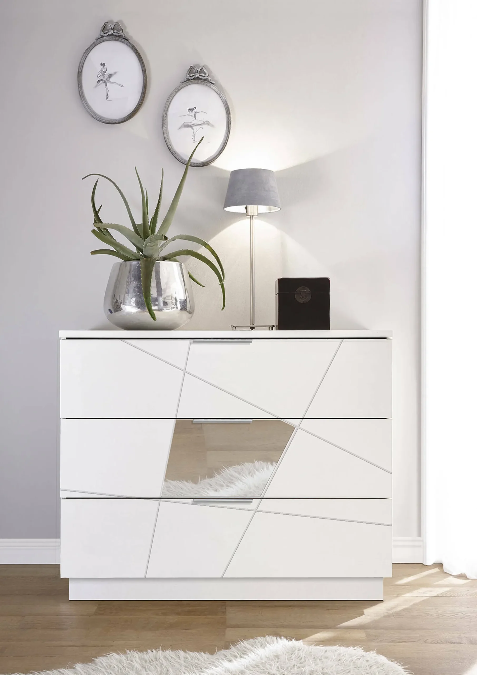 Cassettiera Nilam, 104x45 h85 cm,<Dmora Discount