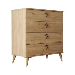 Cassettiera Paula, 80x45 h91 cm,<Dmora Cheap