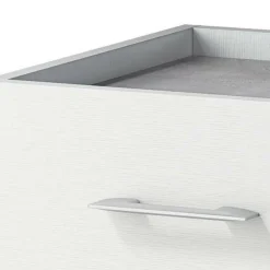 Cassettiera Solano, 60x41h87 cm, Cemento e Bianco<Dmora Shop