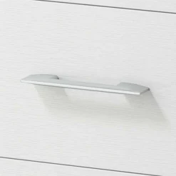 Cassettiera Solano, 60x41h87 cm, Cemento e Bianco<Dmora Shop