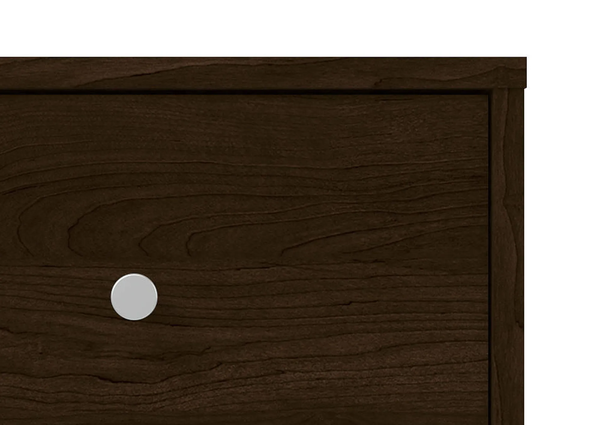 Comodino a un cassetto, colore marrone, cm 37.9 x 48.4 x 30.1<Dmora Online