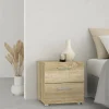 Comodino Apolla, 40x40 h42 cm,<Dmora Clearance