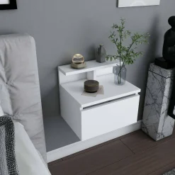 Comodino Auring, 40x32h35 cm,<Dmora Outlet