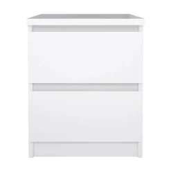 Comodino Azar, 40x50 h50 cm, Bianco<Dmora Discount