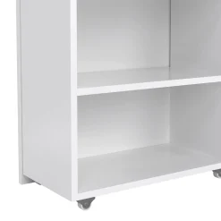 Comodino Delfino, 165x26 h80 cm, Bianco<Dmora New