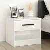 Comodino Dgisi, 50x47 h40 cm,<Dmora Flash Sale