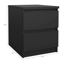 Comodino Drovid, 50x40 h50 cm,<Dmora Clearance