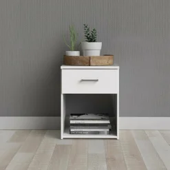 Comodino Giustina, 38x36 h48 cm,<Dmora Cheap