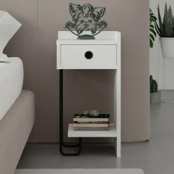 Comodino Halola, 32x30 h61 cm,<Dmora Best Sale