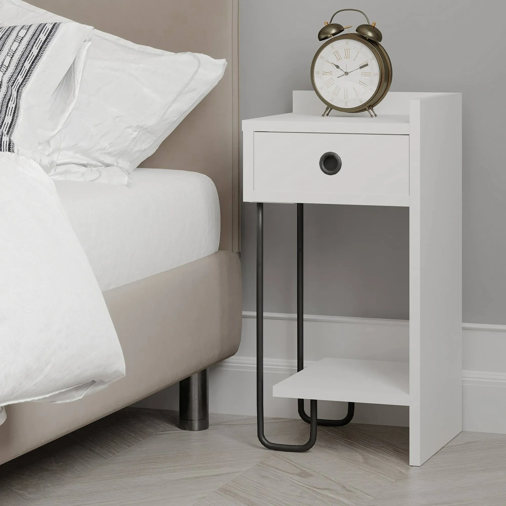Comodino Halola, 32x30 h61 cm,<Dmora Best Sale