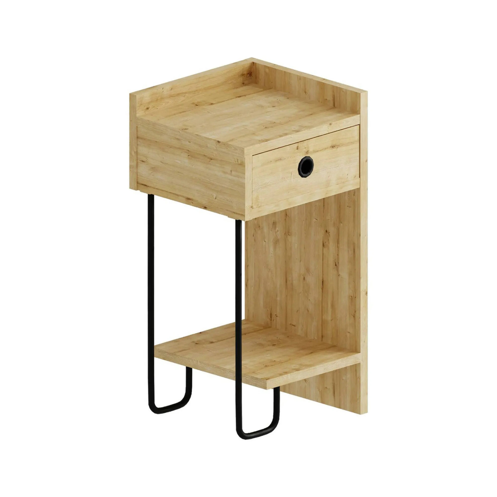 Comodino Halola, 32x30 h61 cm,<Dmora Outlet