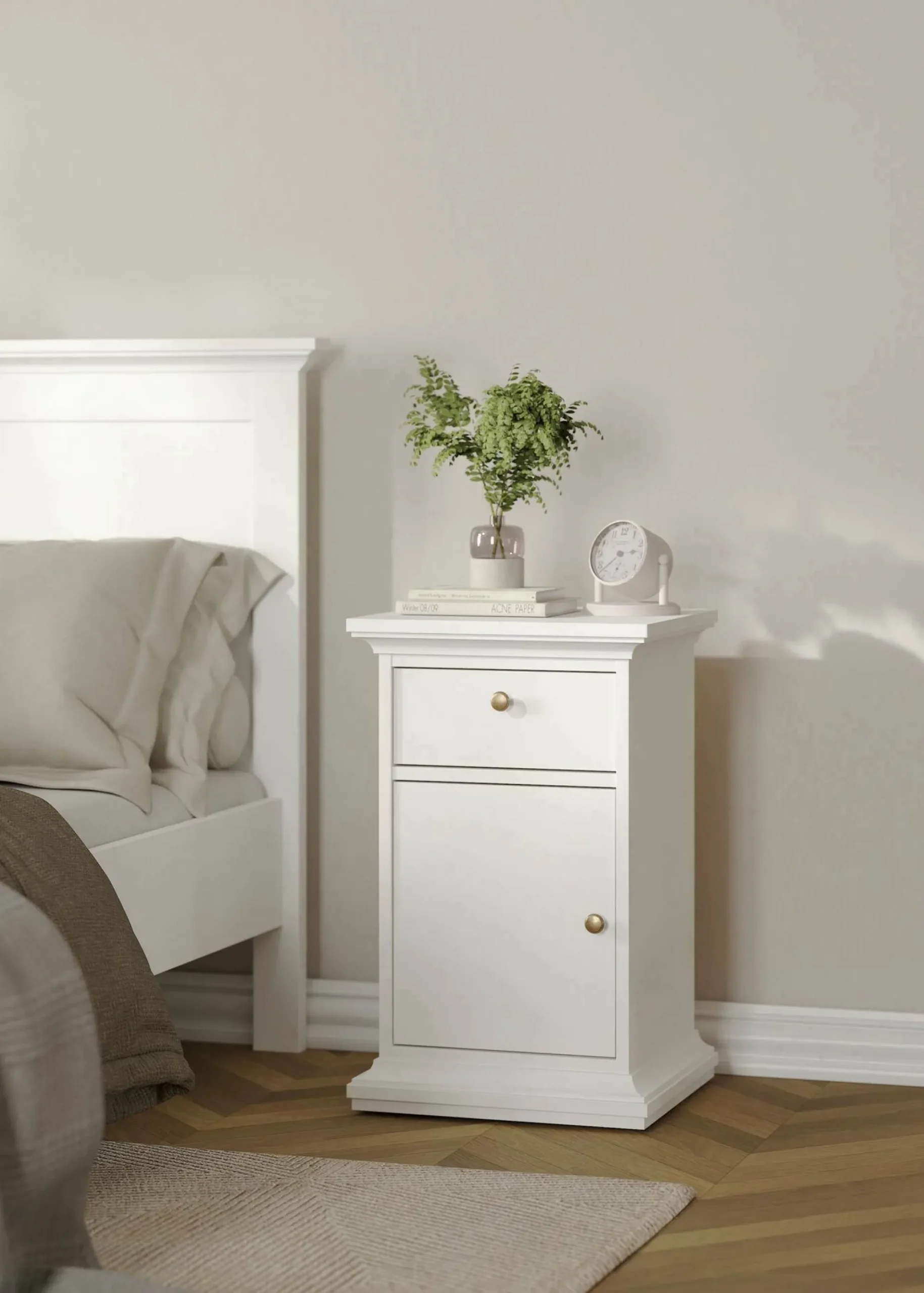 Comodino Mauricette, 40x44 h70 cm,<Dmora Cheap