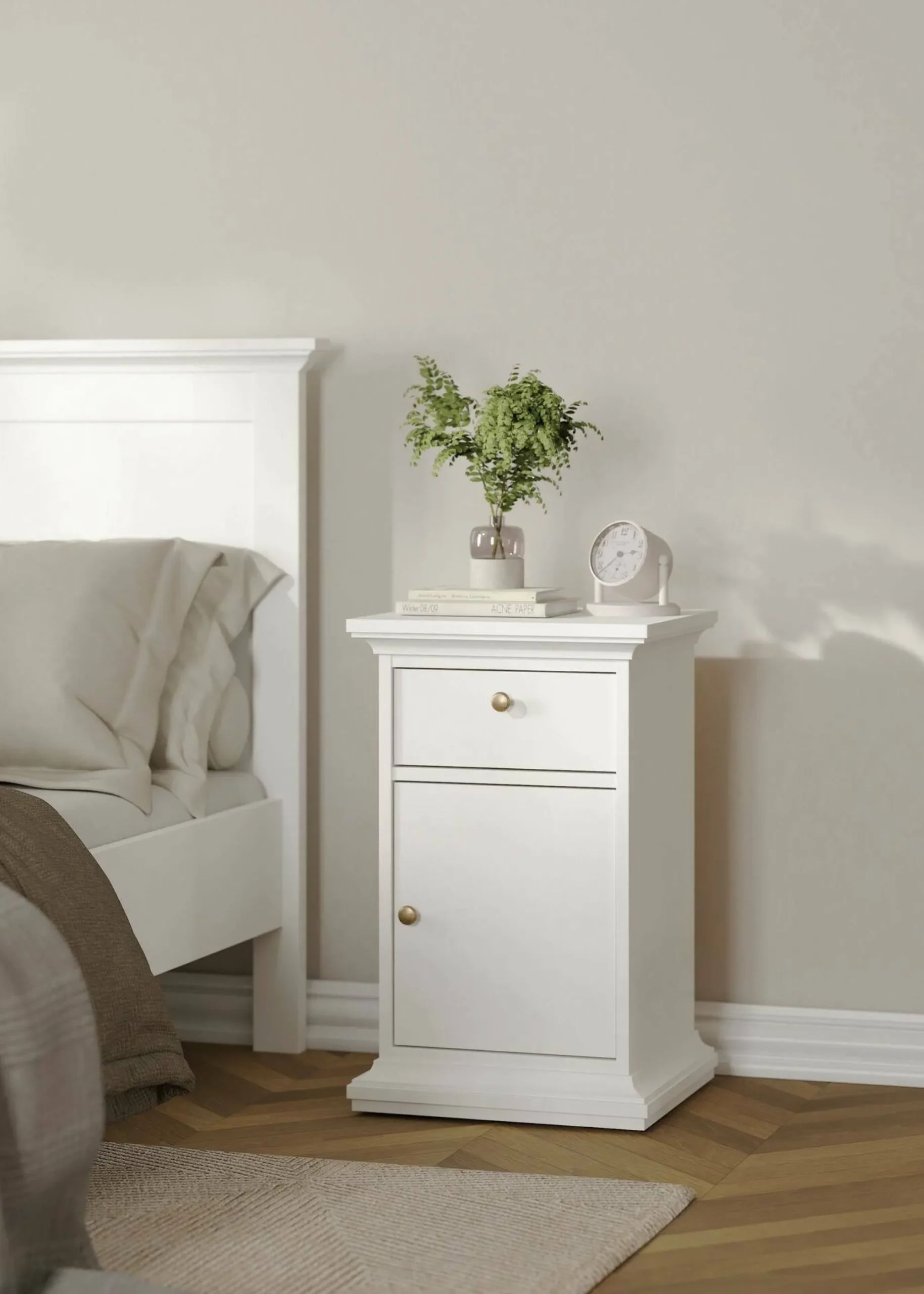 Comodino Mauricette, 40x44 h70 cm,<Dmora Cheap
